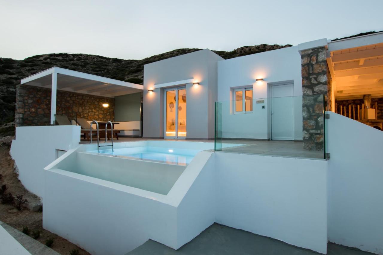 Theros Luxury Villas Damatria Exterior foto