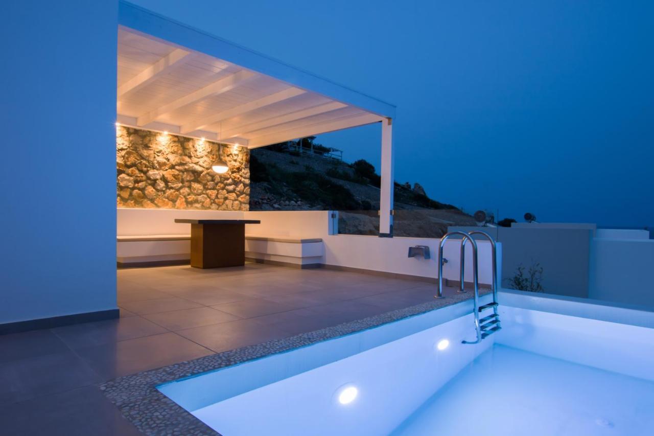 Theros Luxury Villas Damatria Exterior foto