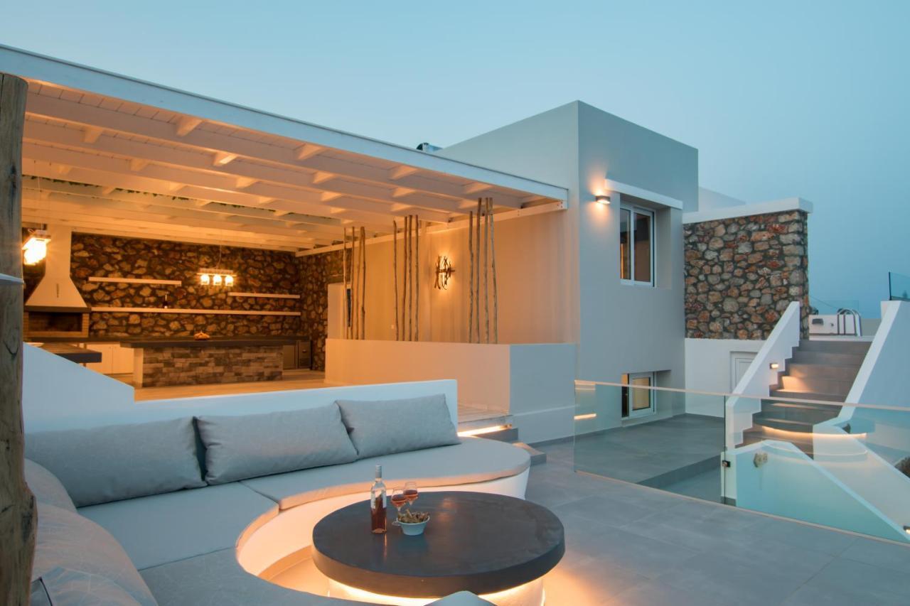 Theros Luxury Villas Damatria Exterior foto